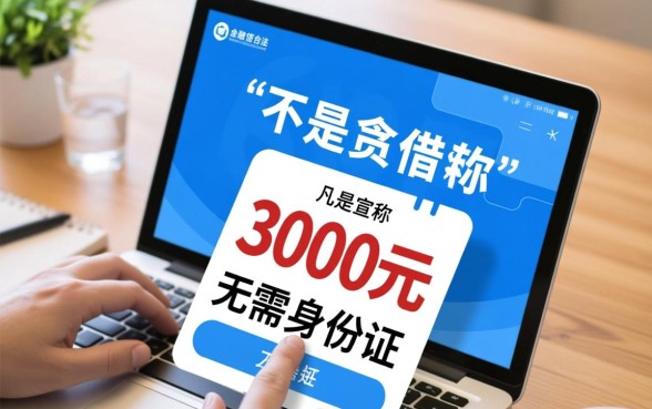 什么软件不用身份证可以借到3000元