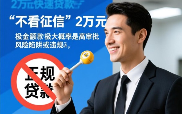 小额借款20000马上到账不看征信吗