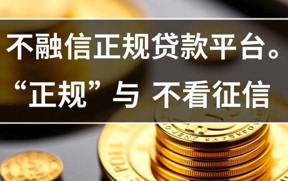 有哪些不看征信的正规贷款平台可以下款