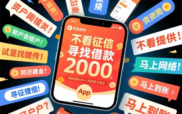 不看征信借款2000马上到账的app是真的吗