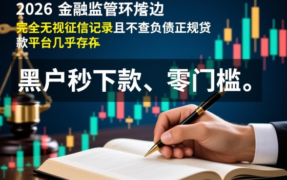 黑户2026不看负债的贷款平台有哪些,黑户能下款吗? 黑户2026不看负债的贷款平台有哪些
