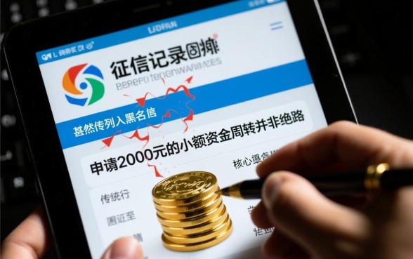 征信黑怎么借2000?征信不好小额口子哪里容易下款? 征信不好小额口子哪里容易下款