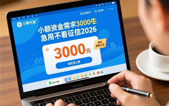 小额贷款3000急用不看征信2026是真的吗