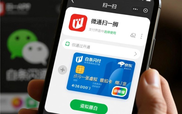 京东白条可以扫微信二维码付款吗