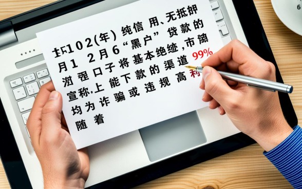 2026年12月还有黑户能下的口子吗