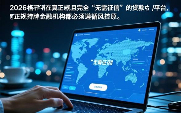 无需征信的贷款平台2026年有哪些呢