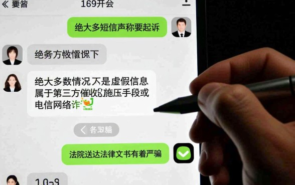 1069开头发的短信说要起诉是真是假