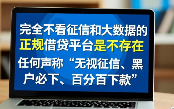 什么平台借钱快不看征信大数据