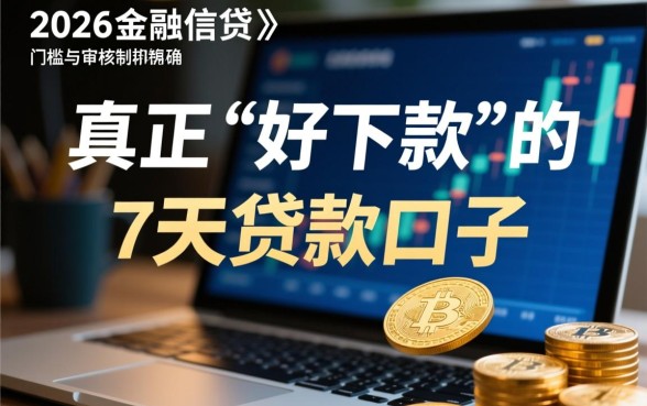 2026年7天贷款口子好下款的有哪些