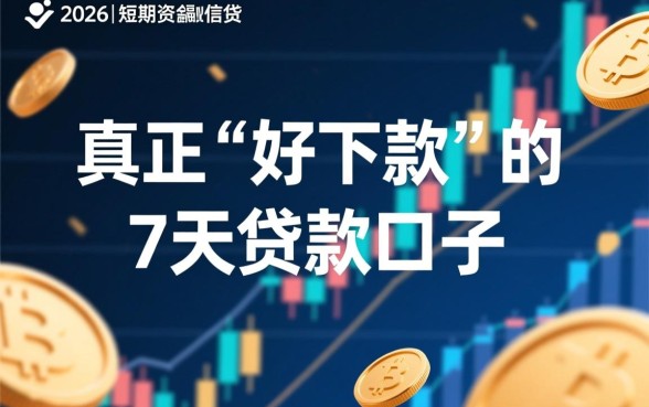 2026年7天贷款口子好下款的有哪些