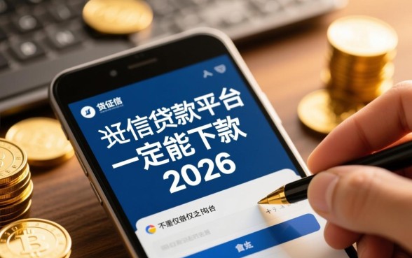不看征信的贷款平台一定能下款2026