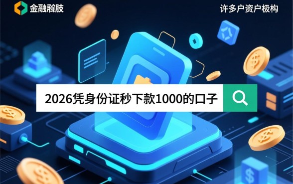 2026凭身份证秒下款1000的口子有哪些?哪个容易通过? 2026凭身份证秒下款1000的口子有哪些
