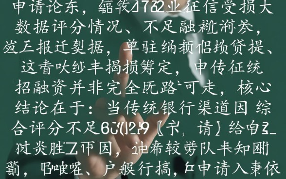 综合评分不足还能下款的口子有哪些