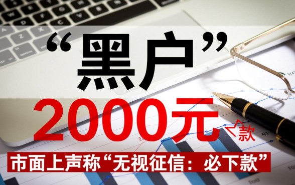 2026黑户能下2000的口子有什么