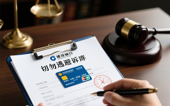 建行信用卡被起诉了收到传票怎么处理