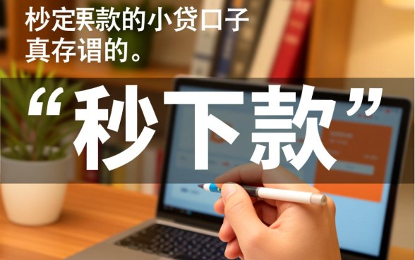 这么快就能下款的小贷口子真的存在吗