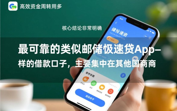 类似邮储极速贷的借款口子有哪些