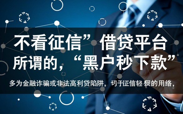 黑户了哪个平台借钱不看征信,容易通过的口子有哪些 黑户了哪个平台借钱不看征信