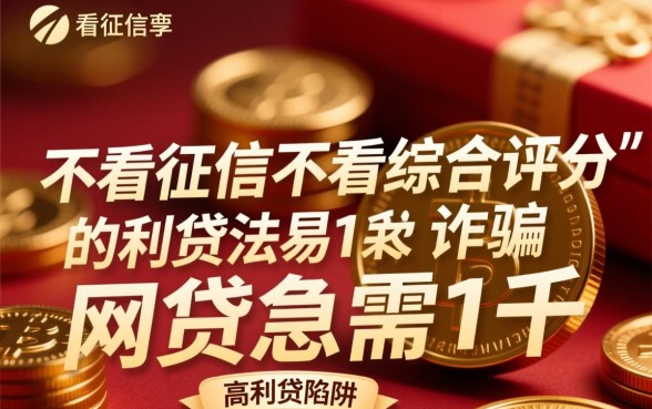 不看征信不看综合评分能借吗