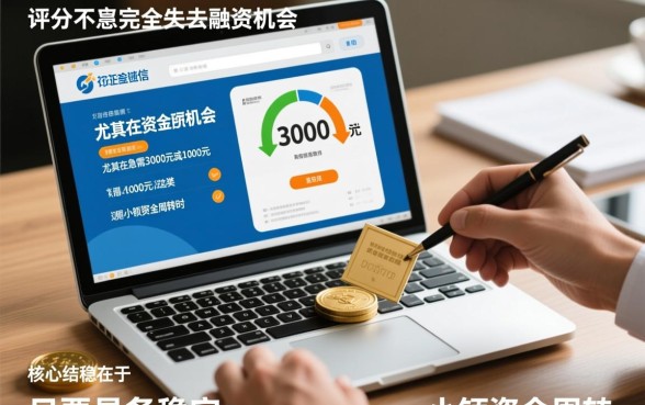 评分不足借3000或1000的口子?征信不好哪里能借到钱? 评分不足借3000或1000的口子