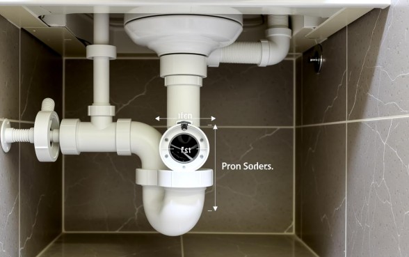 马桶安装挖孔深度尺寸图解