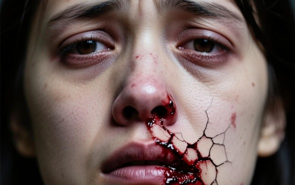 梦见鼻子下边脸皮裂开流血意味着什么