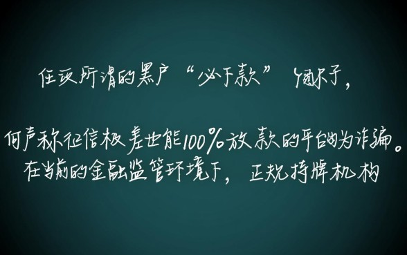 2026年最新黑户贷款口子