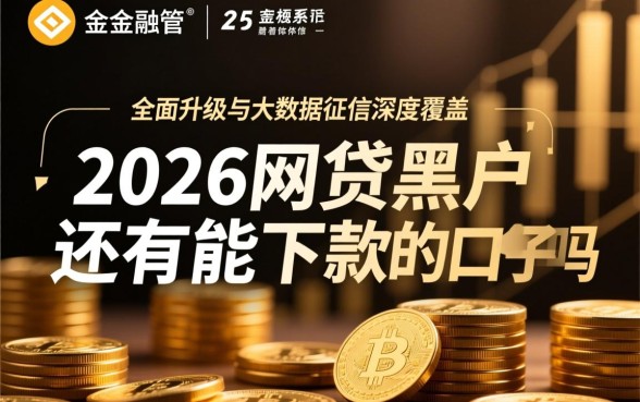 2026网贷黑户还有能下款的口子吗