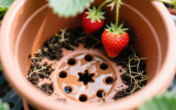种草莓的筐下面是否要弄个小洞口子吗,草莓怎么种不烂根 种草莓的筐下面是否要弄个小洞口子吗