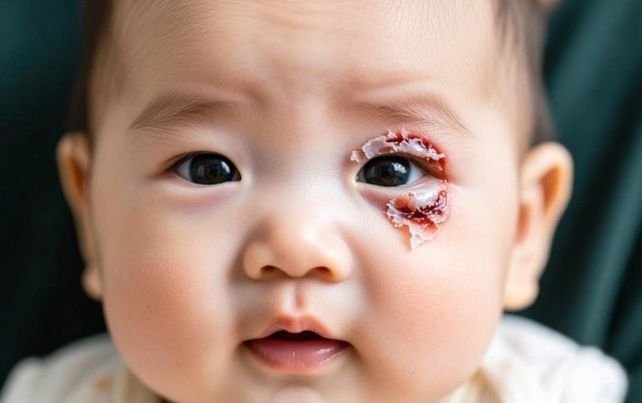 宝宝眼皮有口子结痂几天掉,伤口护理怎么做才不留疤 宝宝眼皮有口子结痂几天掉