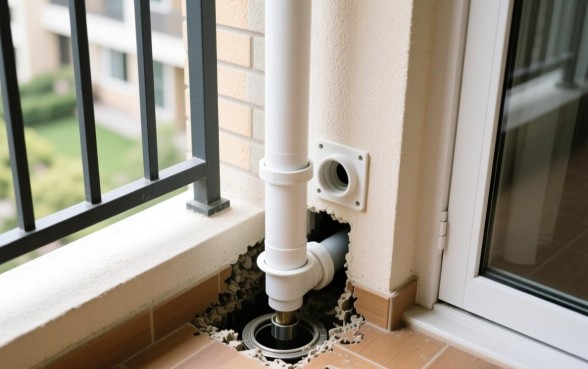 阳台下水管检修口在哪里