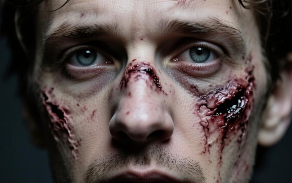 梦见鼻子下边脸皮裂开代表什么