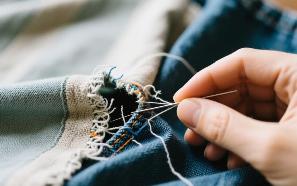 衣服破了个洞怎么办,怎样补破衣服的一道口子视频教程下载 怎样补破衣服的一道口子视频教程下载