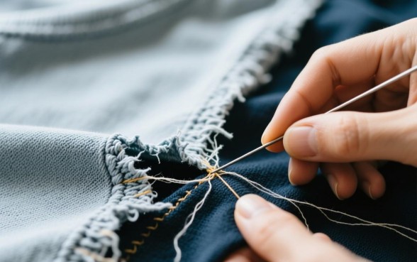 衣服破了个洞怎么办,怎样补破衣服的一道口子视频教程下载 怎样补破衣服的一道口子视频教程下载