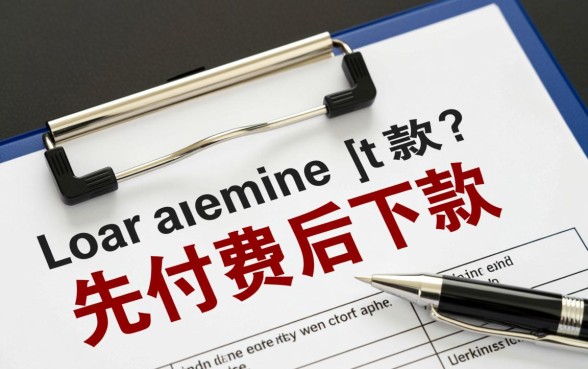 必须先付费后下款吗英文怎么说
