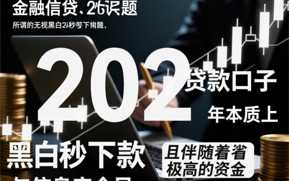 无视黑白秒下款的贷款口子2026年是真的吗
