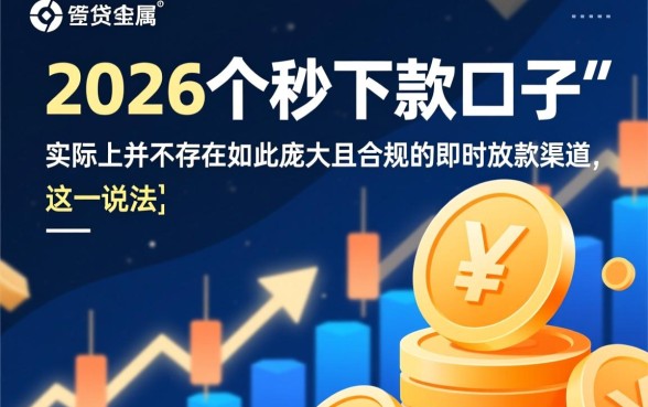 为何有人说有2026个秒下款的口子