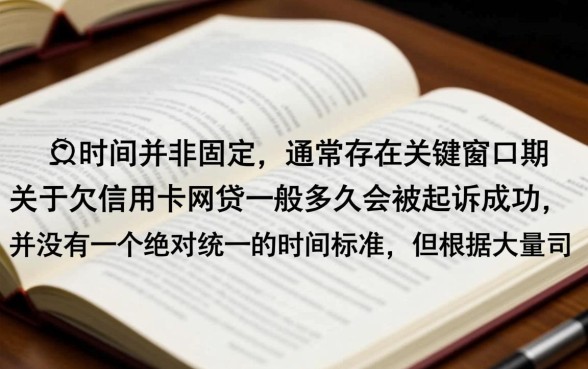 欠信用卡网贷一般多久会被起诉成功,逾期多久会被起诉? 欠信用卡网贷一般多久会被起诉成功
