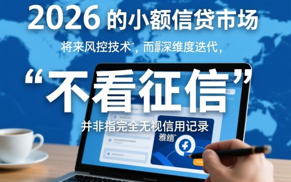 2026年新口子小额贷款真的不看征信吗