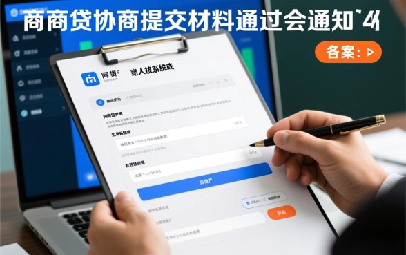 网商贷协商提交材料不通过会通知吗