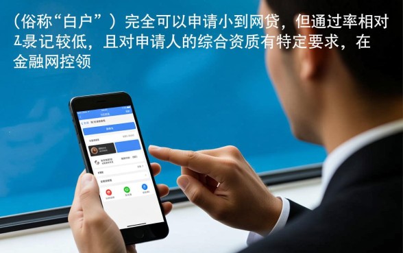 没有征信记录的人能申请小额网贷吗