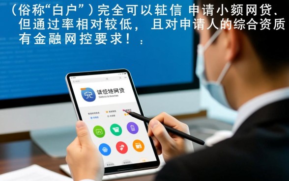 没有征信记录的人能申请小额网贷吗