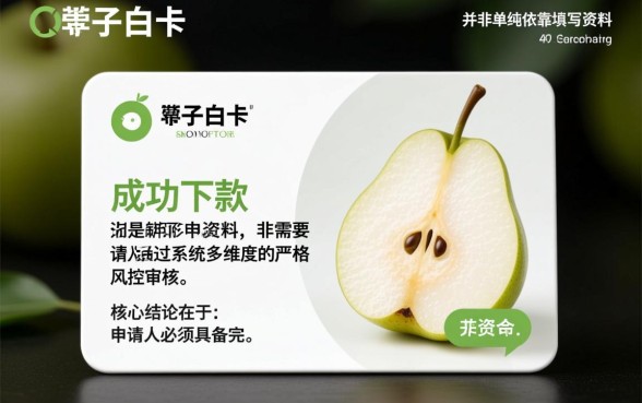 梨子白卡申请下款需要满足哪些条件
