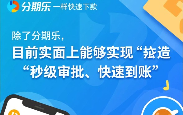 有哪些平台能像分期乐一样快速下款,哪个借款软件容易通过秒下款 有哪些平台能像分期乐一样快速下款