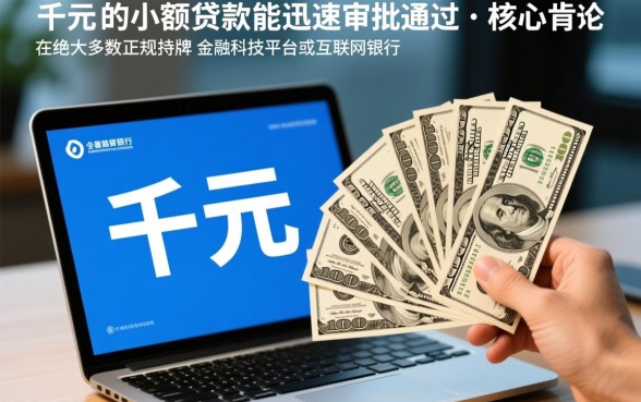 一千元的小额贷款能否迅速审批通过