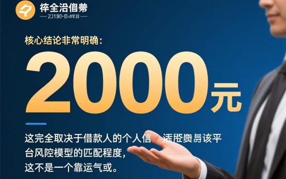 我能否通过这个口子借到2000元,怎么申请容易下款? 我能否通过这个口子借到2000元