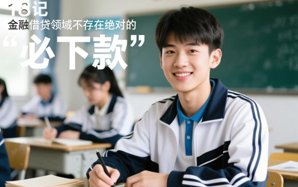 18岁学生如何申请到必下款的口子