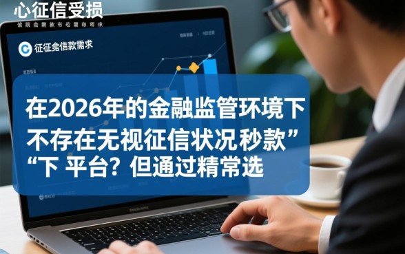 2026征信花了哪个平台能下款快