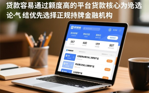 什么贷款容易通过额度高的平台贷款