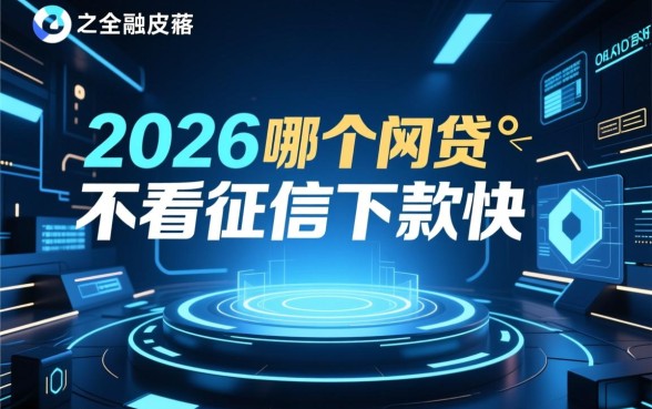 2026哪个网贷不看征信下款快的